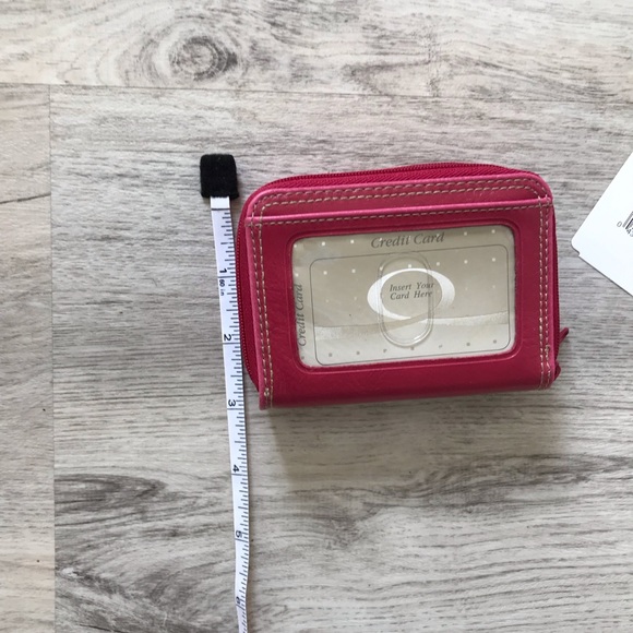 Buxton Hot Pink Wizard Wallet NWT Lots of Compartments - Picture 5 of 6